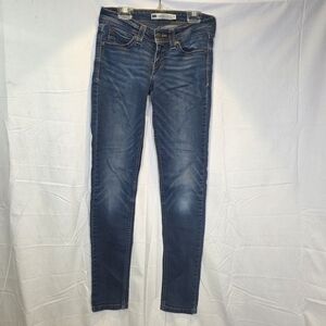 Classic Levi's Blue Women's Jeans Low Rise Skinny